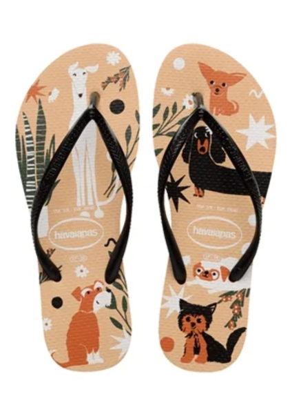 SAND HAVAIANAS SLIM PETS 23/24 DOU/PT/BC
