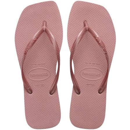 HAVAIANAS FEM SLIM SQUARE 39/40 ARGILA R