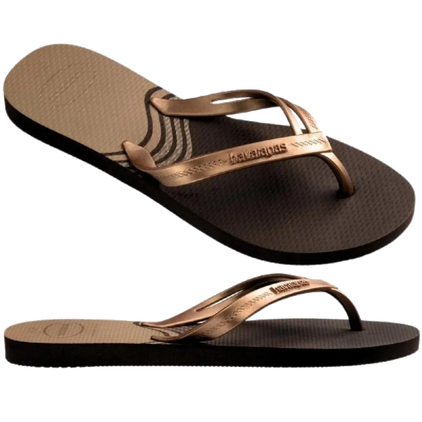 SANDALIA HAV FEM ELEGANCE PRINT CAFE 41/2