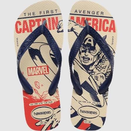 HAVAIANAS MASC TOP MARVEL LOGO 39/40 BC