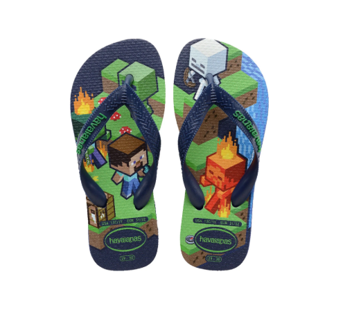 CHINELO HAVAIANAS KIDS MINECRAFT MRN 29