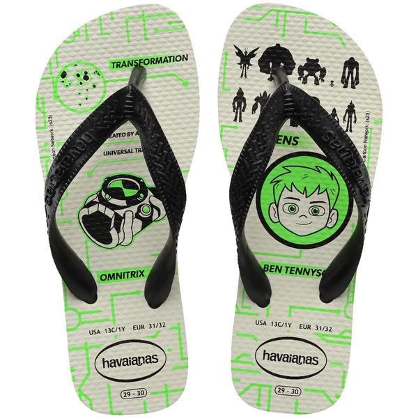 SANDALIA HAVAIANAS KIDS BEN 10 BCO/PTO.23/4