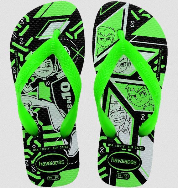 SANDALIA HAVAIANAS KIDS BEN 10 PTO/VDE 31 32