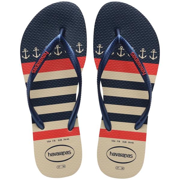 SANDALIA HAVAIANAS NAUTICAL B.PAL/MARI 35/36