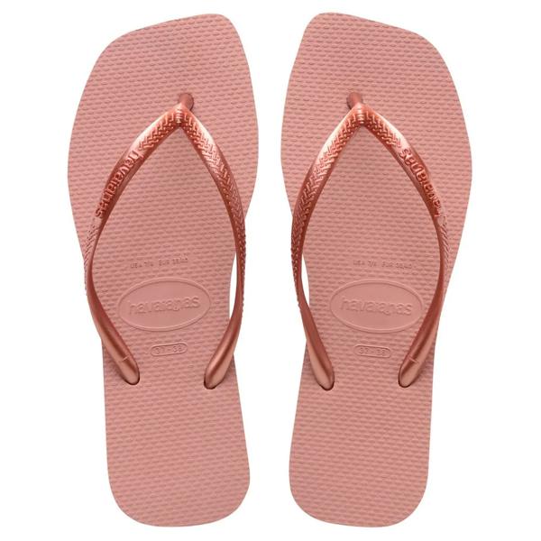SANDALIA HAV SLIM SQUARE LG POP UP ROSA