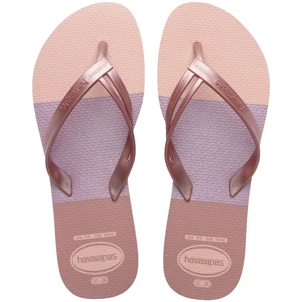 HAVAIANAS FEM ELEGANCE PRINT 35/36 ROSA