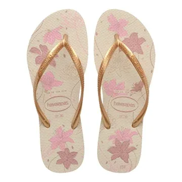 Havaianas Slim Fc Organic Bege/Dourado 41/42
