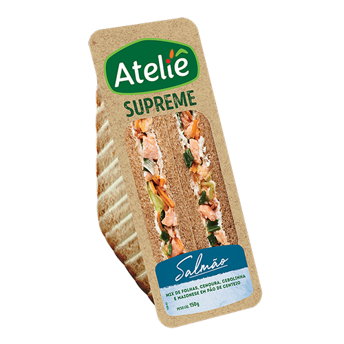 Sanduiche Clássico Integral Ateliê 150g Salmão <<< INATIVO >>>