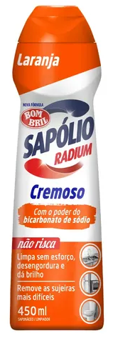 SAPOLIO RADIUM BOMBRIL 450ML CREM LARANJ