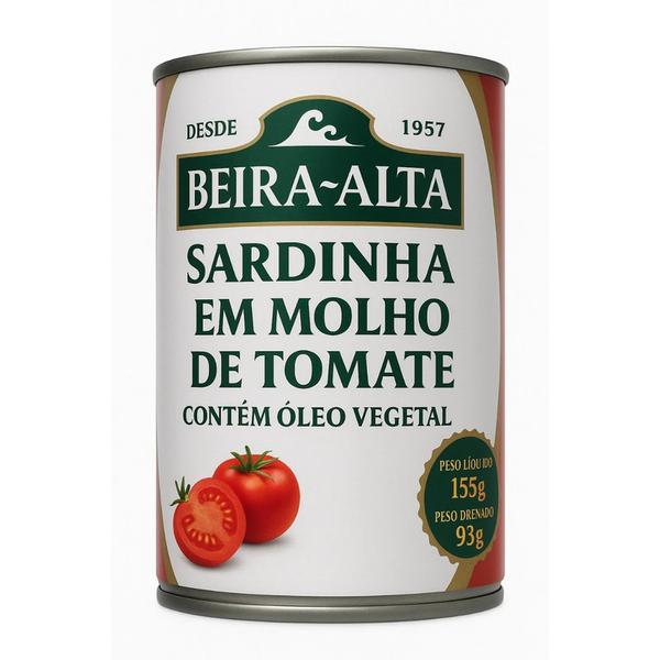SARDINHA BEIRA ALTA 125G C/MOLHO TOMATE