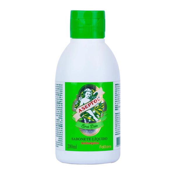 SABONETE LIQUIDO ASEPTOL 200ML ERVA DOCE