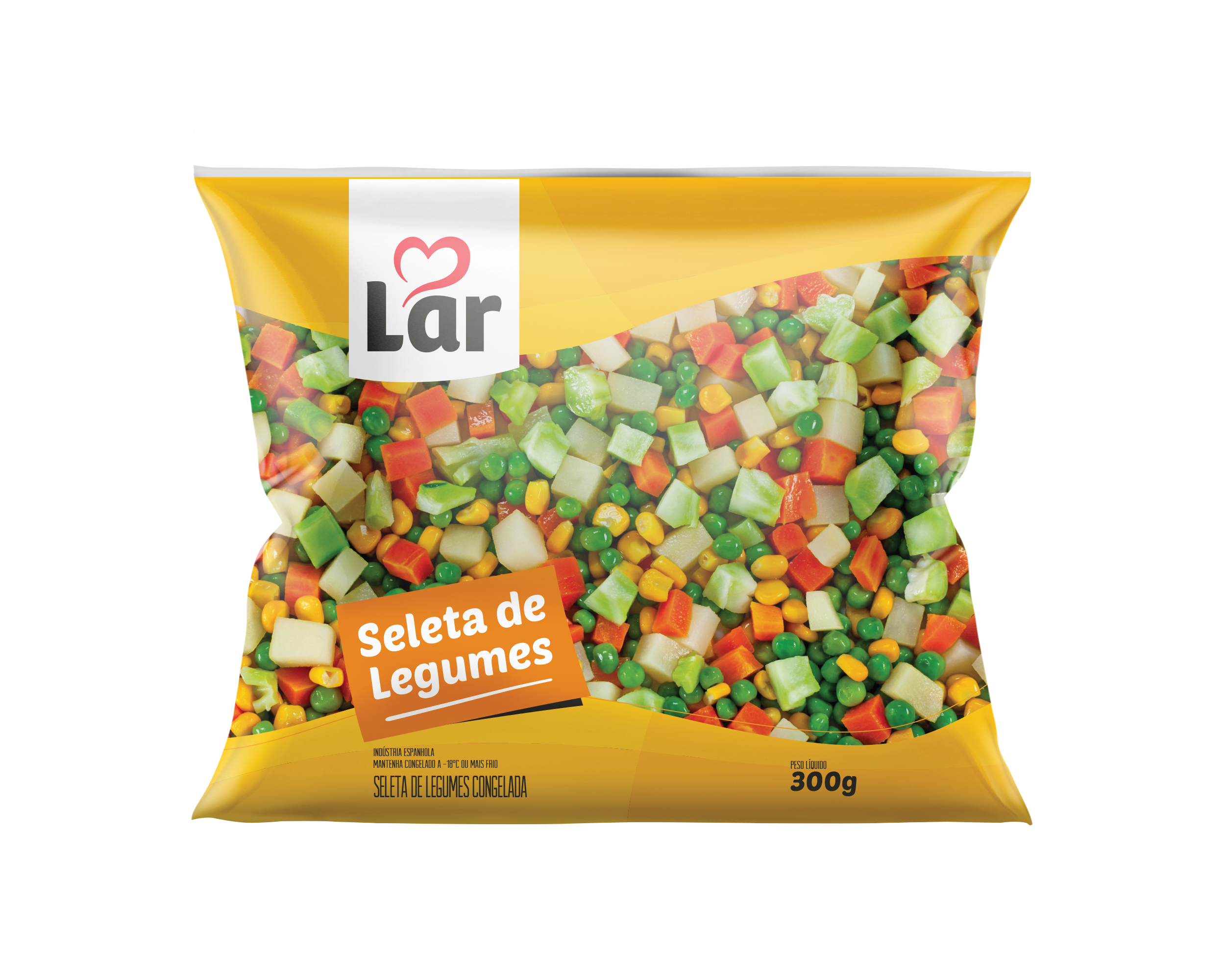 Seleta de Legumes Congelada Lar Pacote 300g