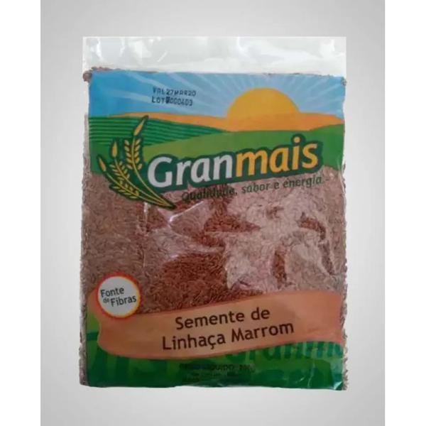SEMENTE DE LINHACA MARROM 200G GRANMAIS