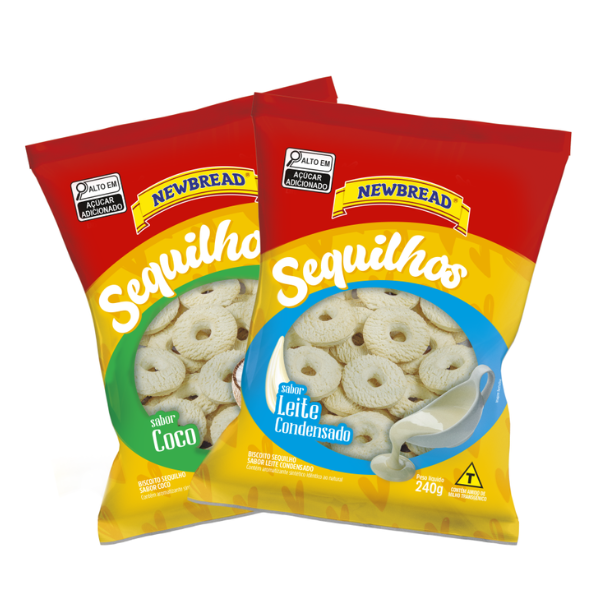 Bisc Newbread Sequilho 240G Coco