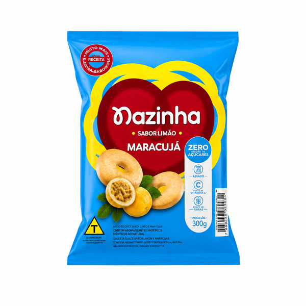 SEQUILHOS NAZ 120G MARACUJÁ ZERO