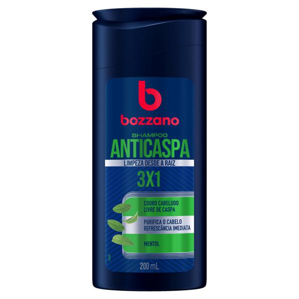 SH BOZZANO 200ML ANTICASPA 3X1 MENTOL