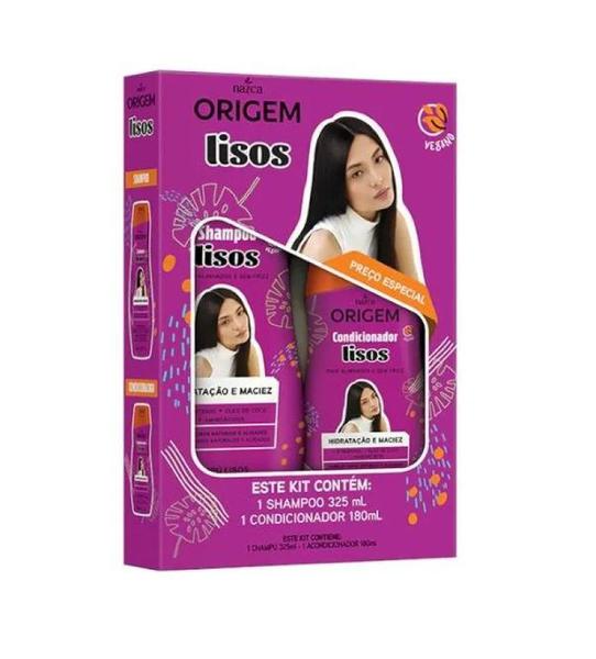 KIT SHAMP.325ML+COND.180ML ORIGEM LISOS