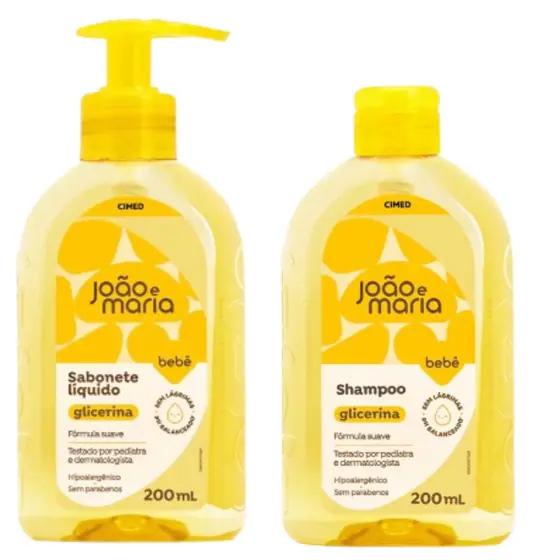 SHAMPOO JOAO E MARIA BABY 200ML GLICERINA