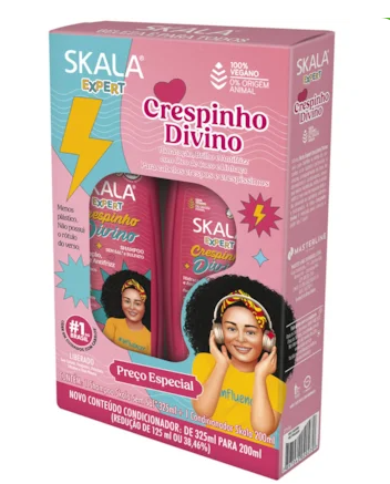 KIT SKALA CRESP DIVINO SH325ML+COND200ML