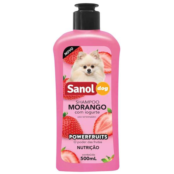 SH SANOL DOG MORANGO C\IOG P\CAES 500ML
