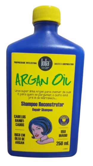 XAMPU LOLA 250ML RECONSTRUTOR ARGAN OIL
