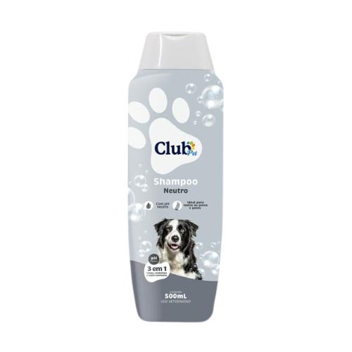 SHAMPOO CLUB PET NEUTRO 3 EM 1 500ML