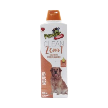 PET SHAMPOO/COND POWER PETS CLEAN 700ML NEUTRALIZADOR ODORES