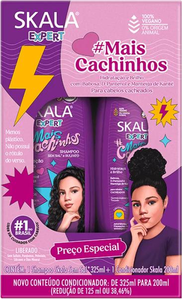 KIT SKALA SH. + COND. MAIS CACHINHO 325ML