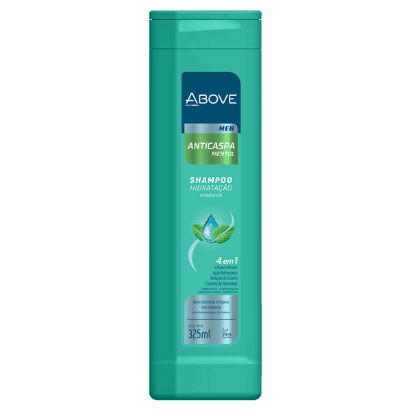 SHAMPOO ABOVE MASC.ANTICASPA MENTOL 325ML