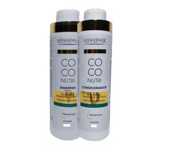 SHAMP COND KERABRASIL 1L/800ML COCO NUTR