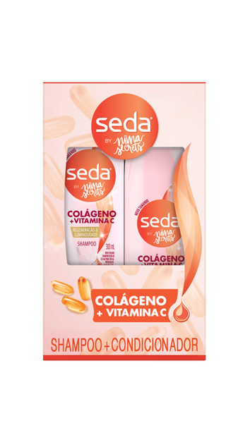 Kit Sh 300ml+Cond 190ml Seda Colageno