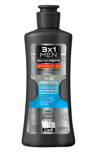 SHAMPOO CAPILI ANTIC MEN MEGA HIDR 200ML