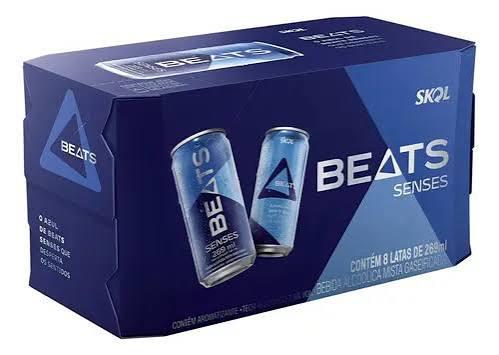 SKOL BEATS SENSES LATA 269ML C/8