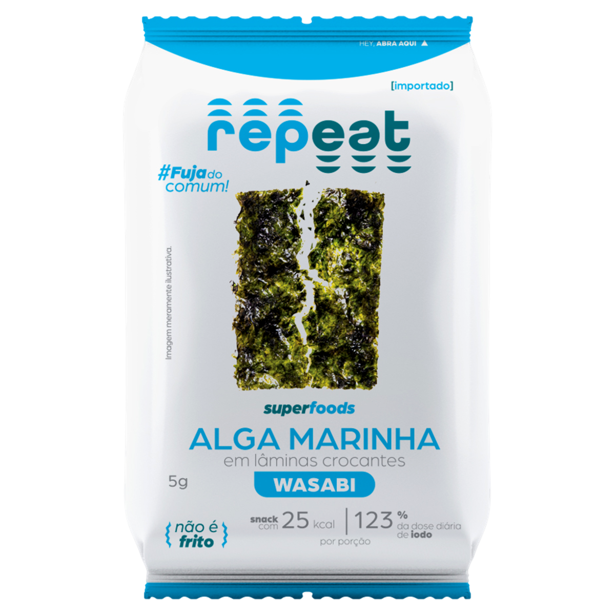 SNACK DE ALGA REPEAT 5G WASABI
