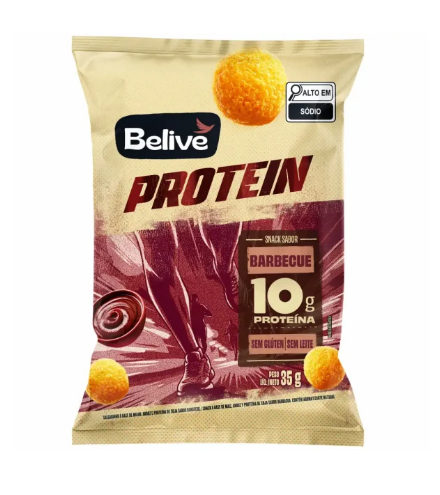 SNACK PROTEIN BARBECUE 35G BELIVE