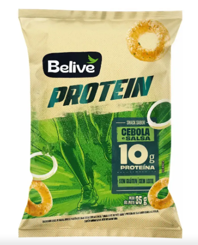 SNACKS BELIVE PROT CEBOLA E SALSA 35G