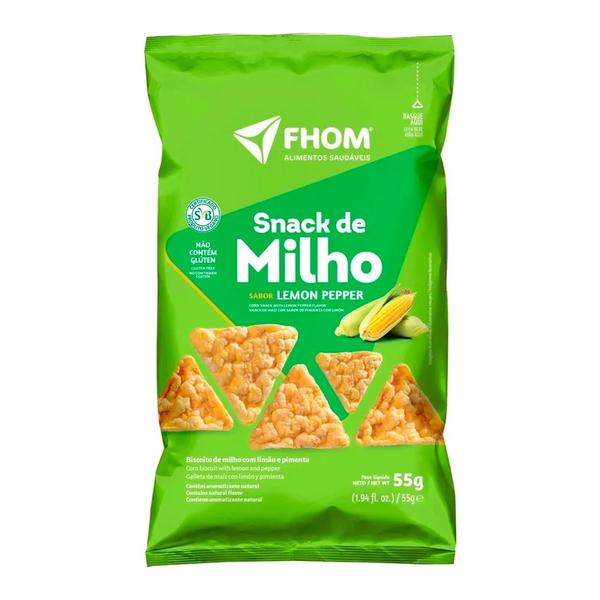 Salgadinho Snack Fhom 55g Milho Lemon Pepper