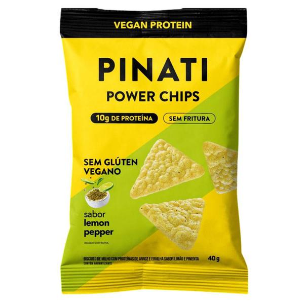 PINATI POWER CHIPS LEMON PEPER VEGANO 40g