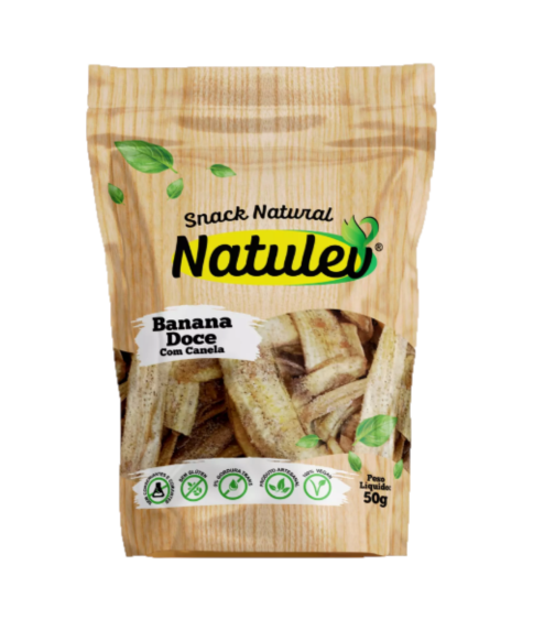 SNACK NATULEV BANANA DOCE C/ CANELA 50G