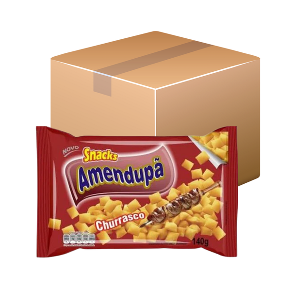 SNACKS AMENDUPA CHURRASCO C/14UN 140G