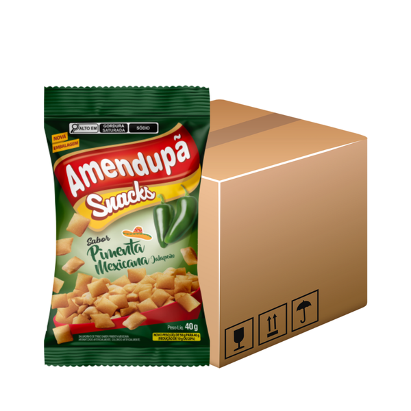 SNACKS AMENDUPA PIMENTA 40G C/20UN