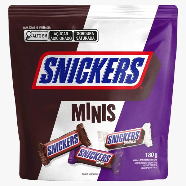 Chocolate Minis Snickers  180gr