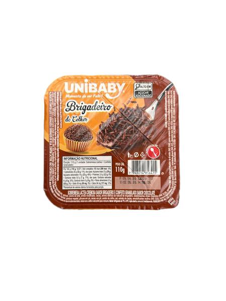 Sobremesa Bandeja Brigadeiro Unibaby 110g