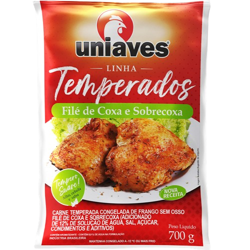 SOBRECOXA DE FRANGO UNIAVES TEMPERADO 700G