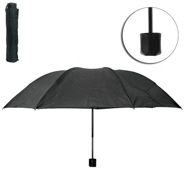 SOMBRINHA POLIESTER PRETO 8 VARETAS 53CM UNIDADE