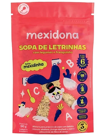 SOPA LETRINHAS MEXIDONA LEG/F 90GR