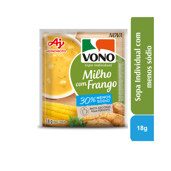 SOPA VONO AJINOMOTO 35G MILHO C/ FRANGO