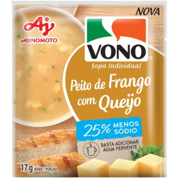 SOPA VONO AJINOMOTO 17G PEITO DE FRANGO C/QUEIJO