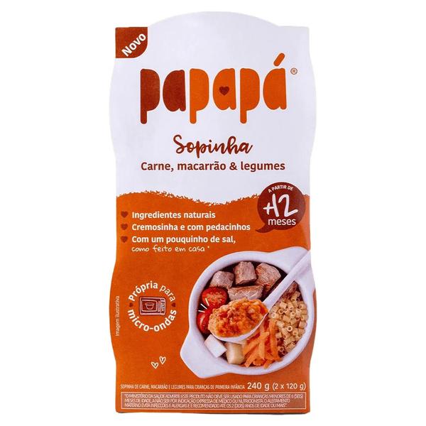 SOPINHA CARNE MACARRAO LEG PAPA 240G