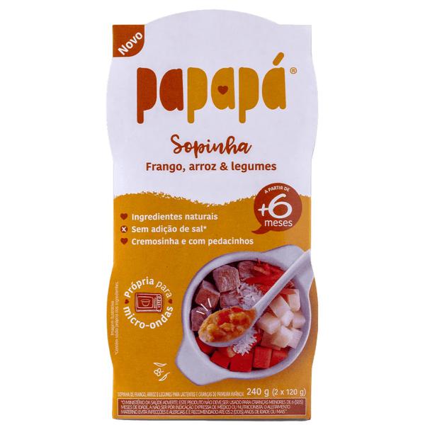 SOPA FRANGO ARROZ PAPAPA 240G